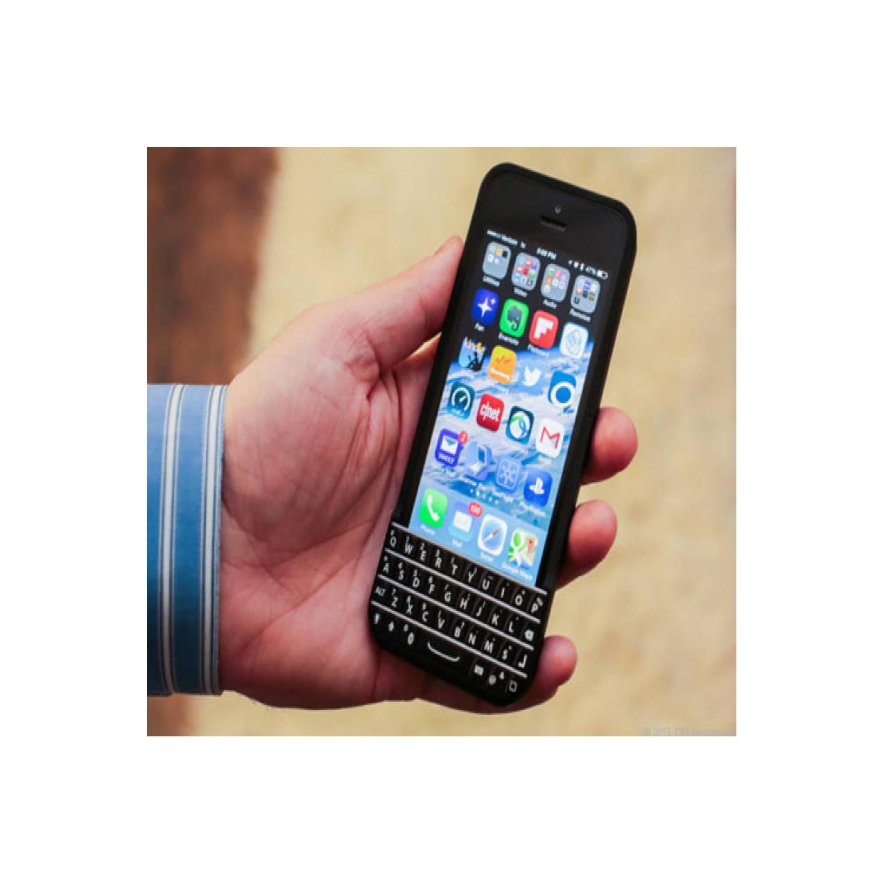 Typo QWERTY Blackberry Keyboard Bluetooth Case Casing iPhone 5 / 5s