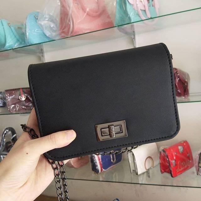 Hazel Al Zada - Fashion Impor Quality Lisa Black Bag / Tas Selampang Wanita / Tas Party / Tas Perpergian / Tas Kekinian / Promo Tas Impor Murah / Produk BEST SELLER!!!