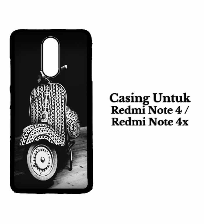 Casing XIAOMI REDMI NOTE 4X Vespa Hardcase Custom Case Se7enstores