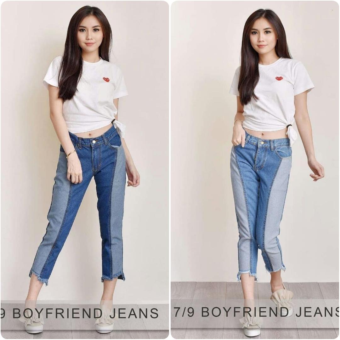 Rumah Jeans / Celana Boyfriend Jeans Wanita / Bianca BF Jeans Non Stretch