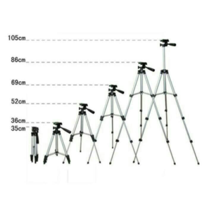 PROMO Tripod TEFENG TF-3110 / TF3110 Profesional Portable Aluminium Legs 4 S TERLARIS