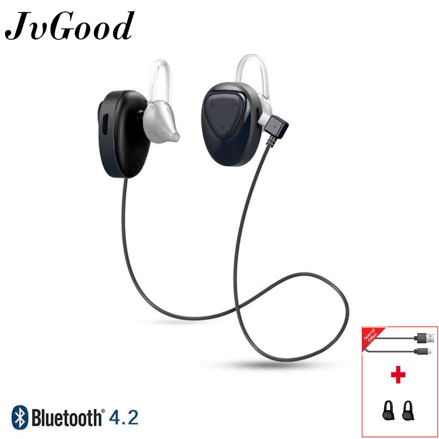 Jual Wireless Earbud Terlengkap & Termurah JvGood Nirkabel Olahraga Earphone Bluetooth Wireless Earbuds Bluetooth Headphone BL 02 Headset Stereo Headphone Smart