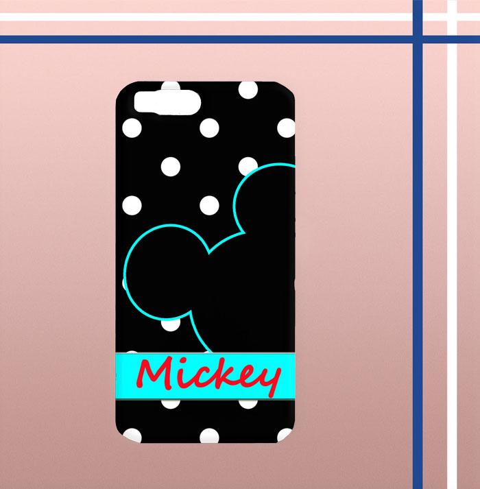 Casing gambar motif HARDCASE untuk hp Xiaomi Mi 6 mickey polkadot T0083