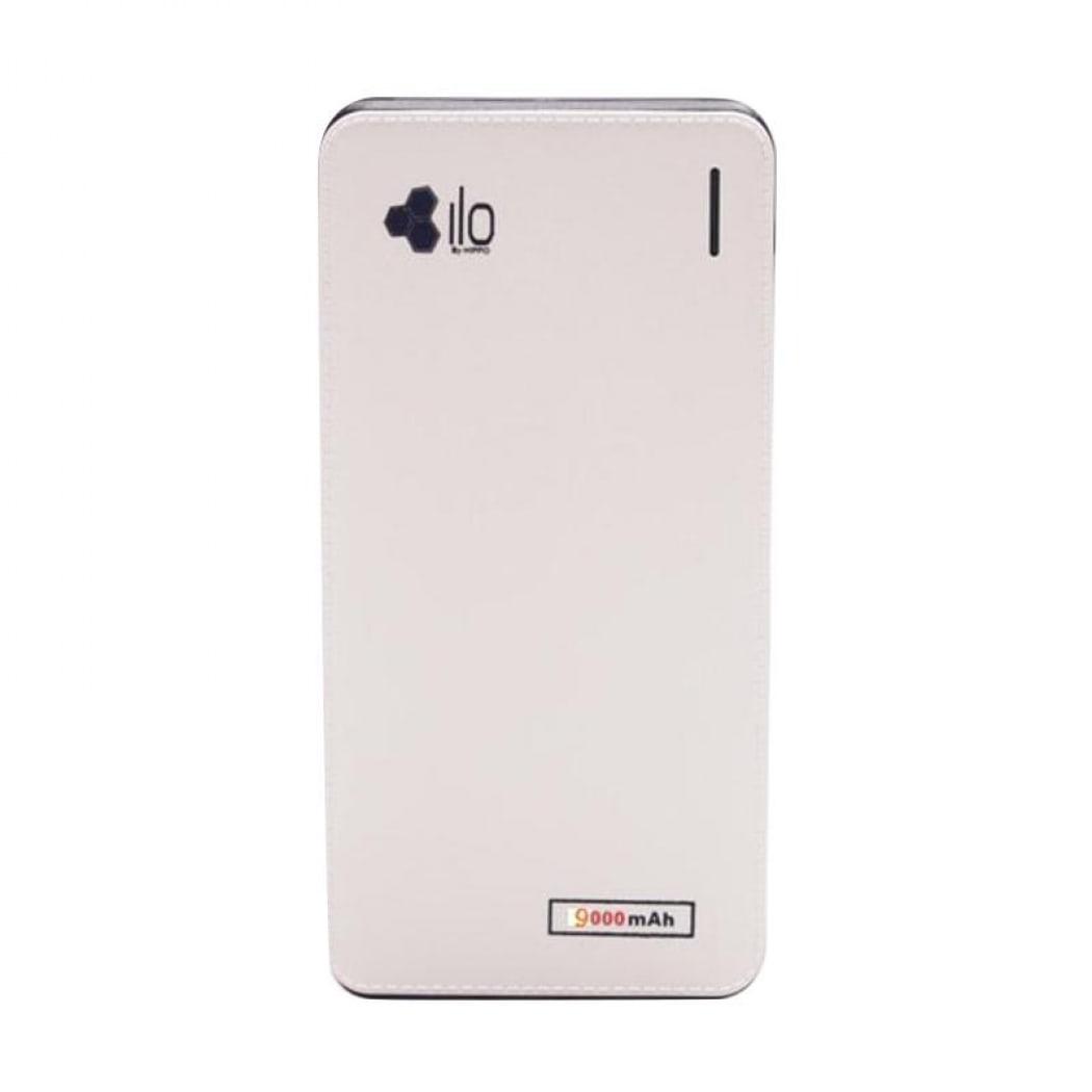 (BEST SELLER) Powerbank ILO P1 9000 mAh Stylish Design By Hippo li-polymer Black/White