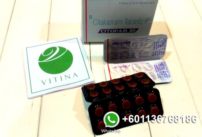 ORIGINAL!!! Citalopram - Suplemen 0bat Depresi Mood Energi SSRI Gelisah Celexa - hdc8xT
