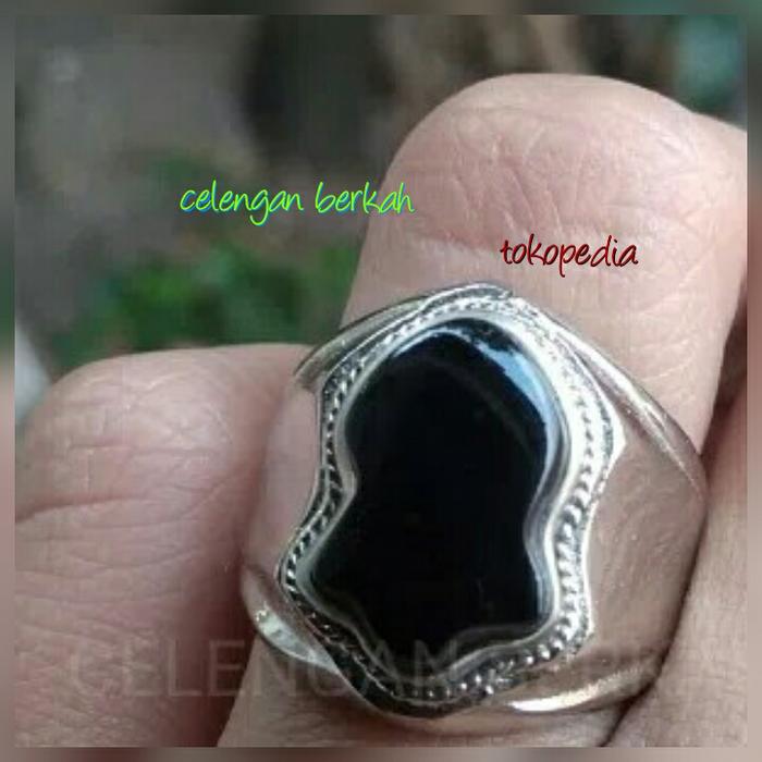 PROMO!!! Ring Terompah Cincin Terompah Batu Akik Cubung Wulung Yaman Wulung