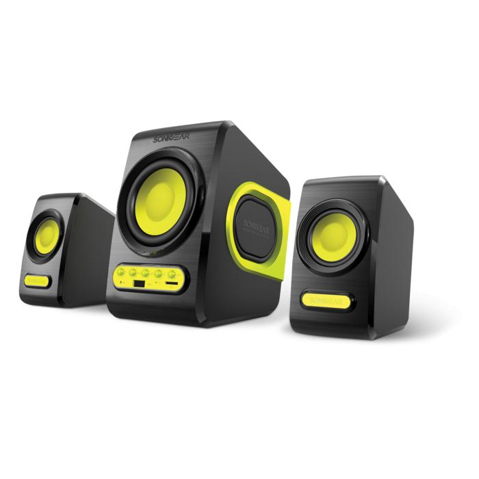 Speaker bluetooth/Speaker aktif/Speaker jbl/Speaker portable/Speaker komputer/Speaker aktif bluetooth/Speaker aktif polytron/Speaker bluetooth jbl/Speaker simbada Sonicgear Quatro V (Usb 2.1 Speaker System With Super Bass)
