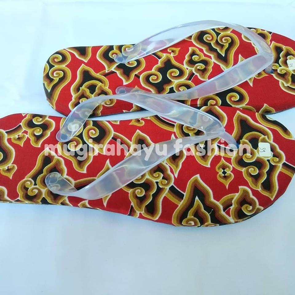 Sandal Jepit Batik Mega Mendung Cirebon - Sendal Pria