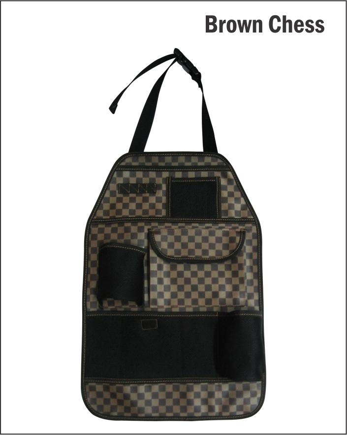 TECHNOZIO BACKSEAT ORGANIZER SKAK COKLAT