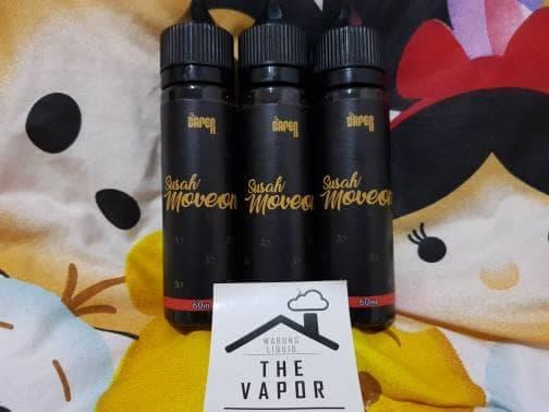 E LIQUID VAPOR VAPE - BAPER SUSAH MOVEON 60ML/3MG BY JVD