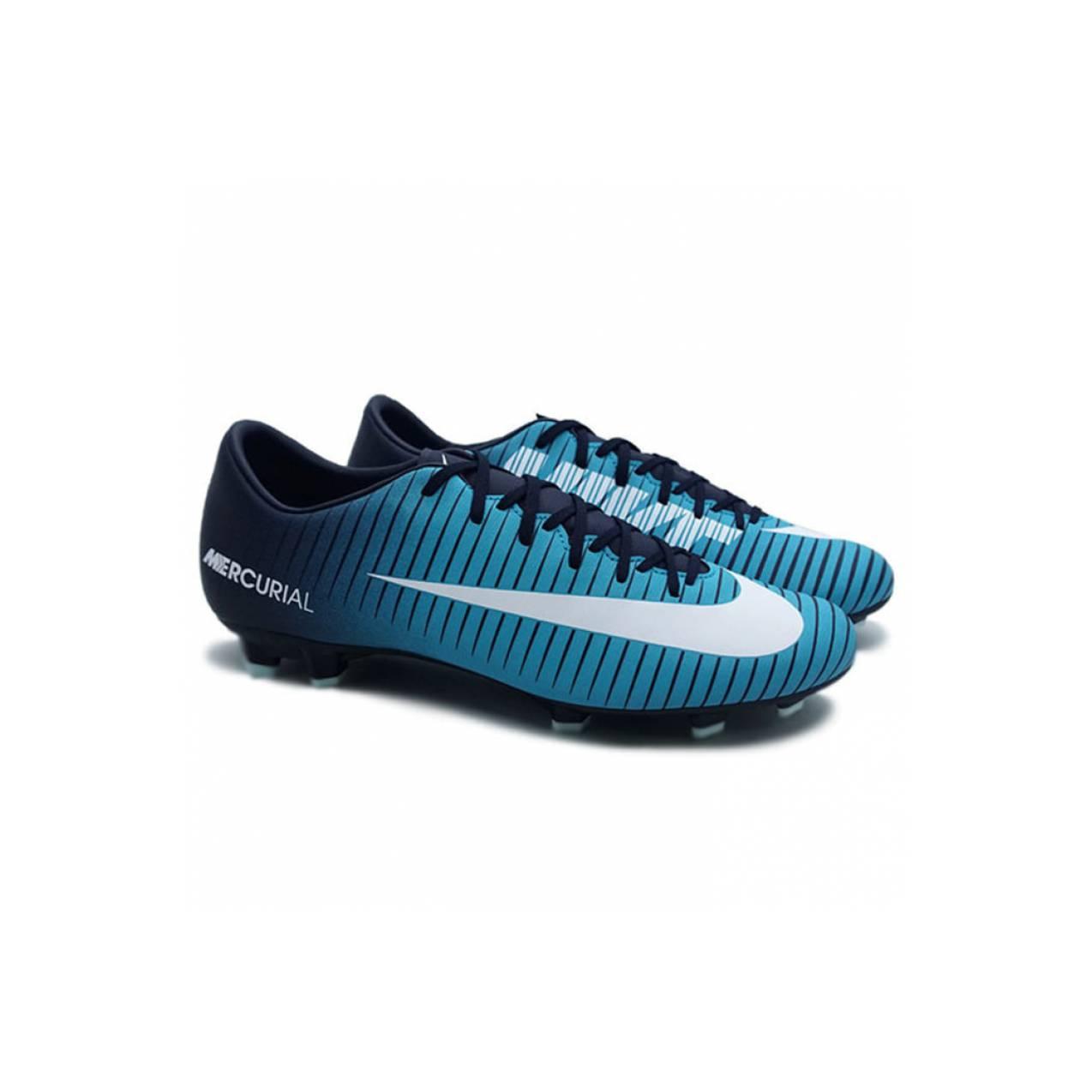 Sepatu Bola Nike Mercurial Victory Vi Fg - Obsidian White Gamma Blue