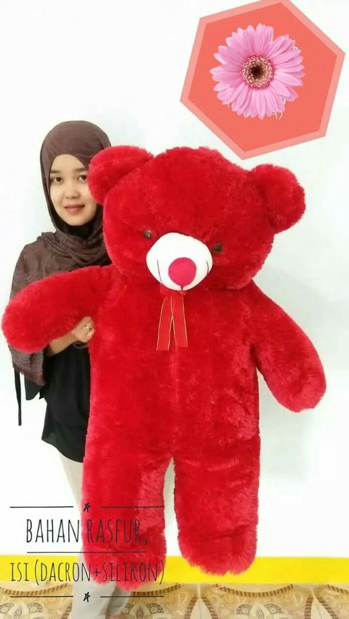 BONEKA BERUANG TEDDY BEAR GIANT UKURAN 1 METER