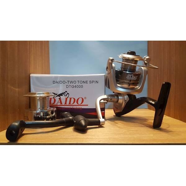 REEL DAIDO TWO TONE SPIN 5BB DTG-4000 REEL MURAH ALUMINIUM SPOOL