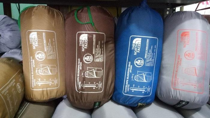 sleeping bag bantal polar / selimut camping + bantal murah kualitas ok