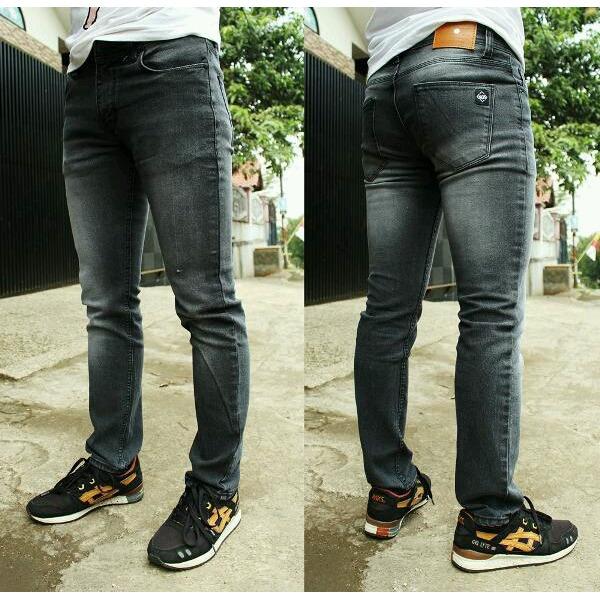 R.S.T.R. celana jeans skiny pria - celana model pensil - Cealana jeans Jumbo - Biru dongker - Hitam - Biru muda - Biru tua - Abu-Abu