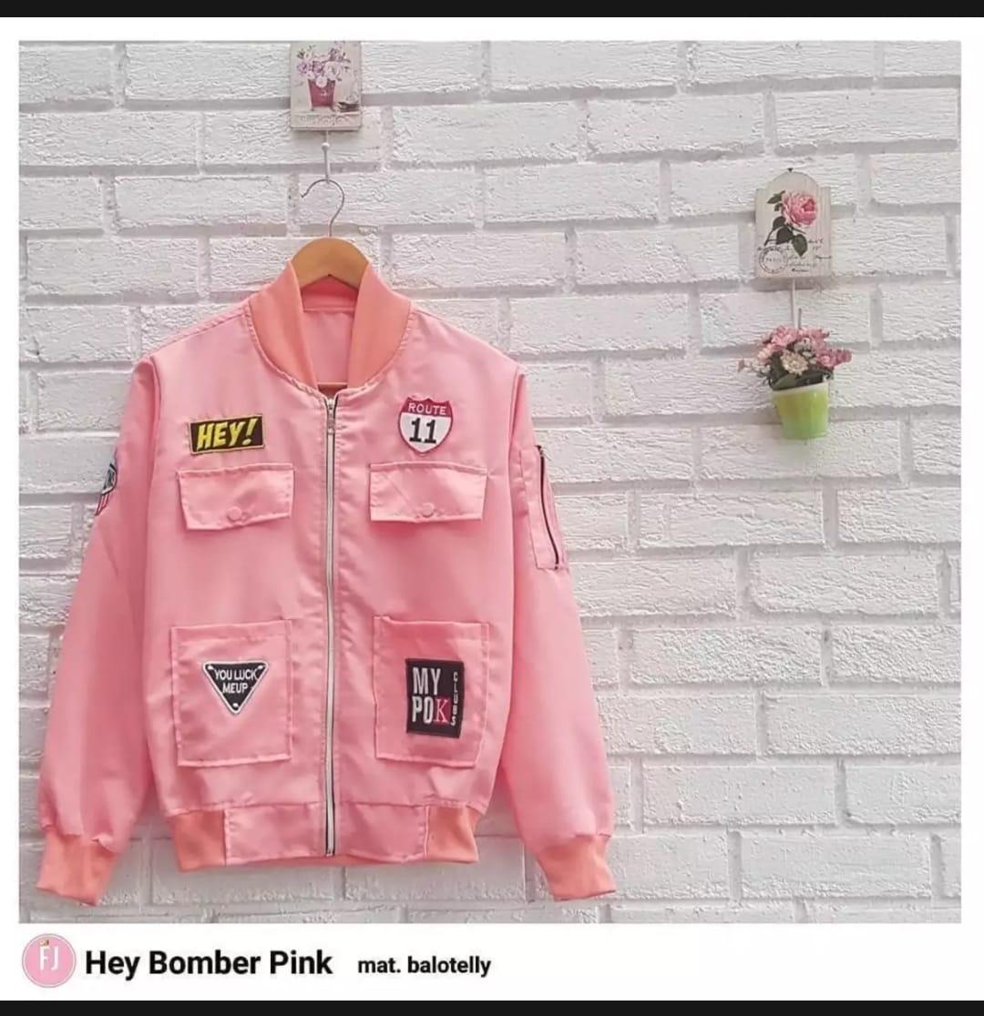 HEY BOMBER BORDIR JAKET WANITA-STREET STYLE