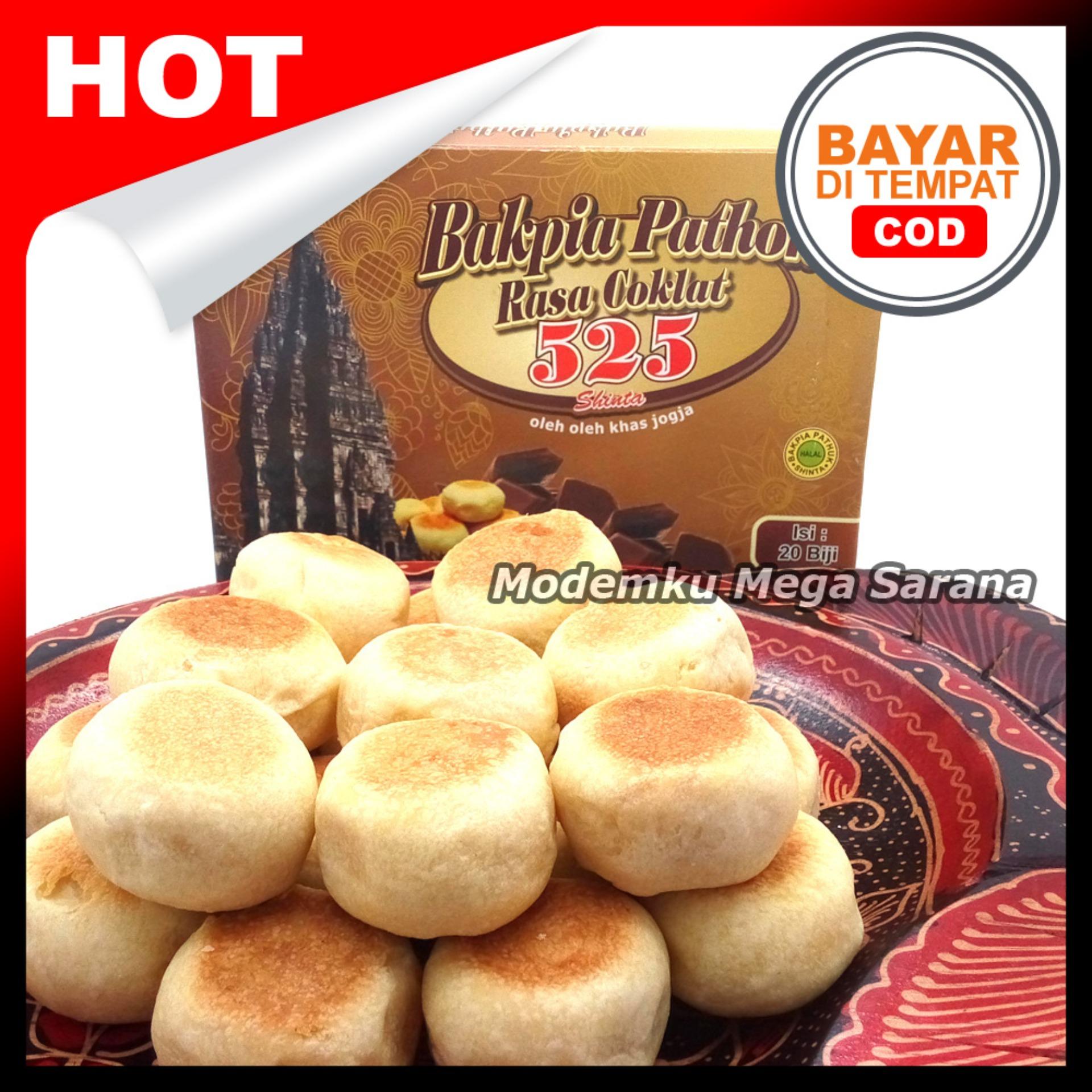 Khas Jogja Bakpia Pathok 525 Asli Jogja - Kering - Rasa Coklat - Isi 20 Biji