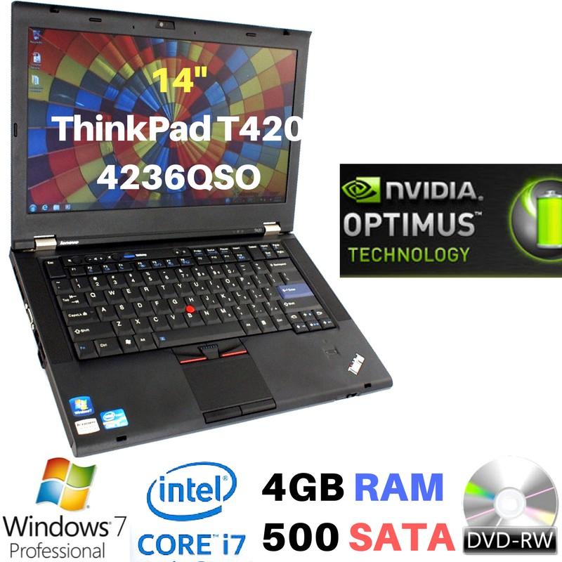 Lenovo ThinkPad T420 4236 QSO - i7-2640M - 4GB - 500GB - DVD - 14