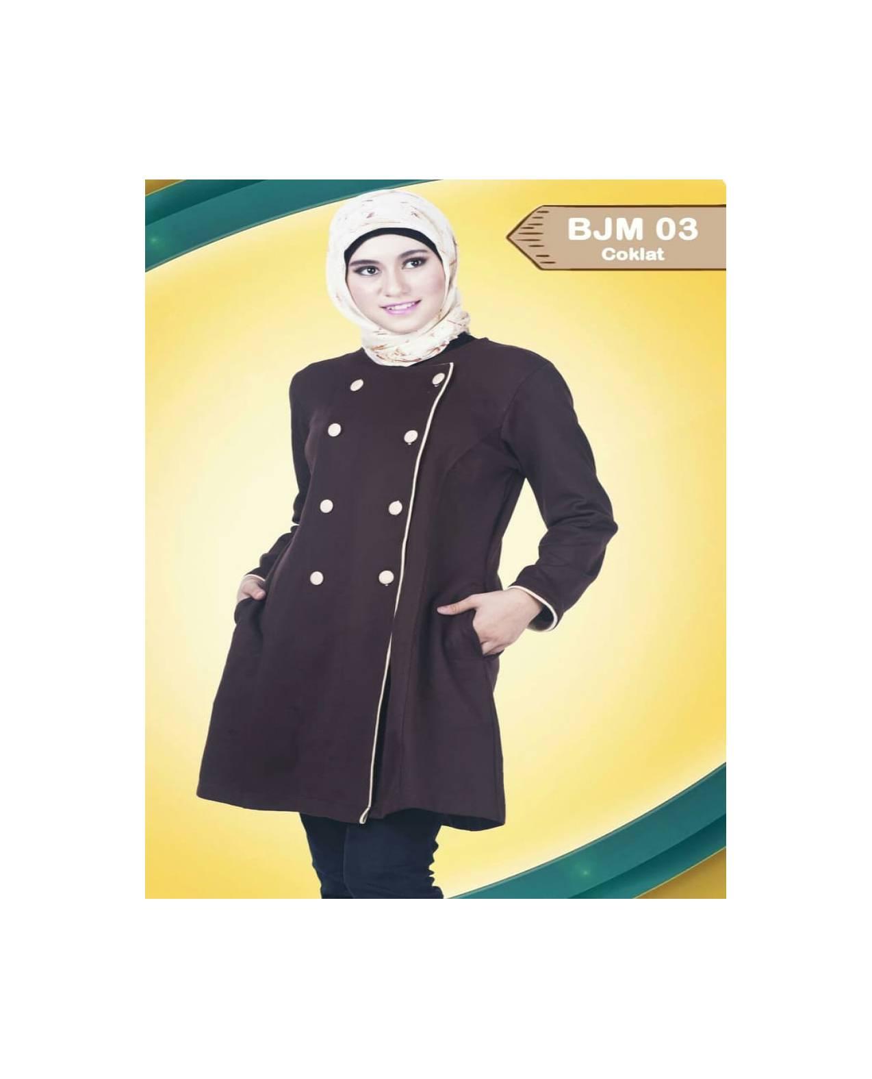 MURAH Jaket Coat Semi Blazer Wanita Muslimah Murah Believe BJM 03