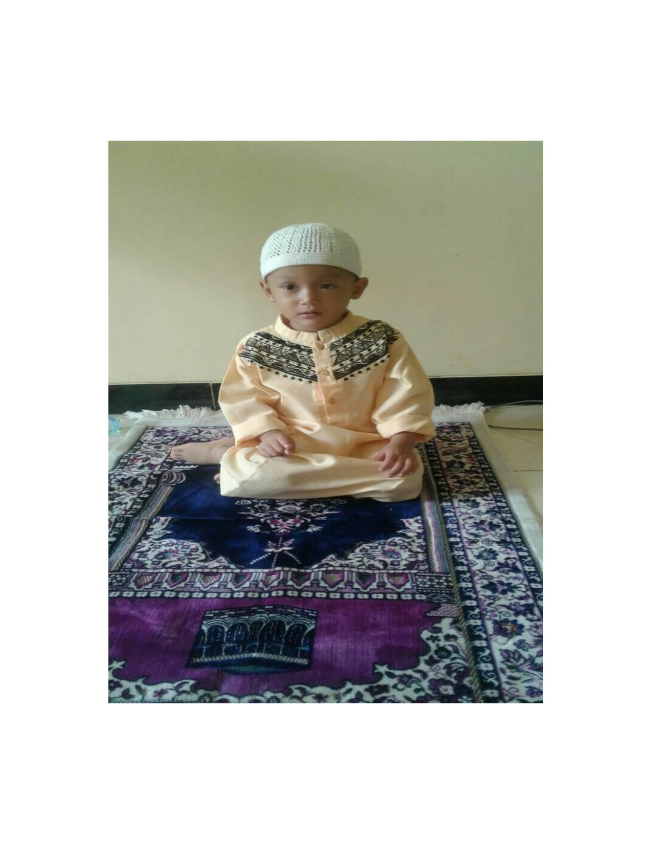 paket gamis koko bordir ayah 2pcs dan anak 2pcs