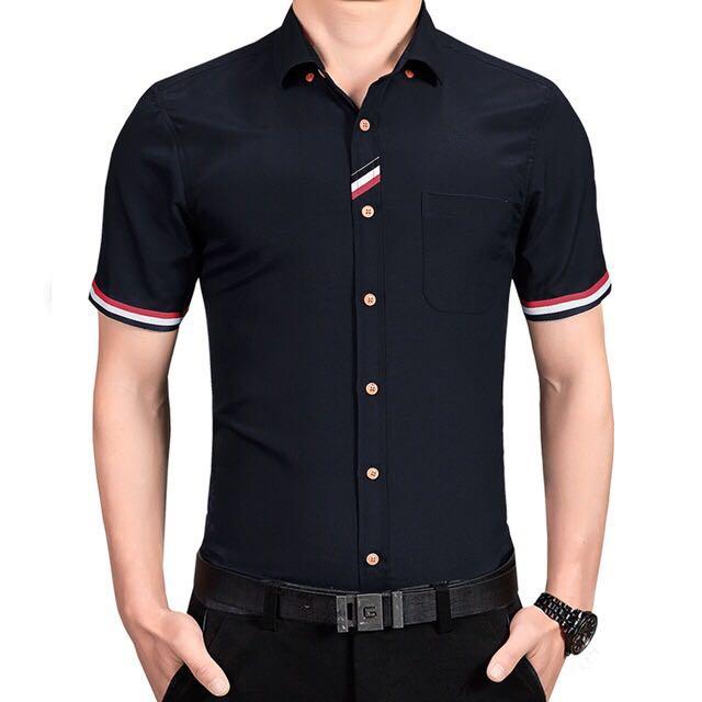 Kemeja / Hem United I kemeja kantoran formal trendy I kemeja katun I Lengan Panjang Pendek