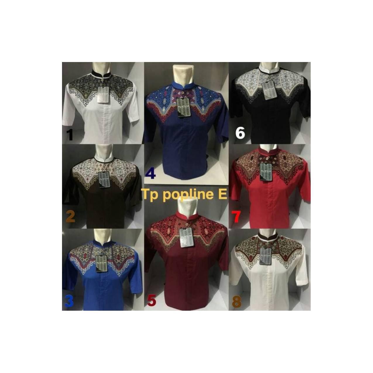 Busana Muslim pria Baju Koko Kemko lengan pendek bukan merk al mia w