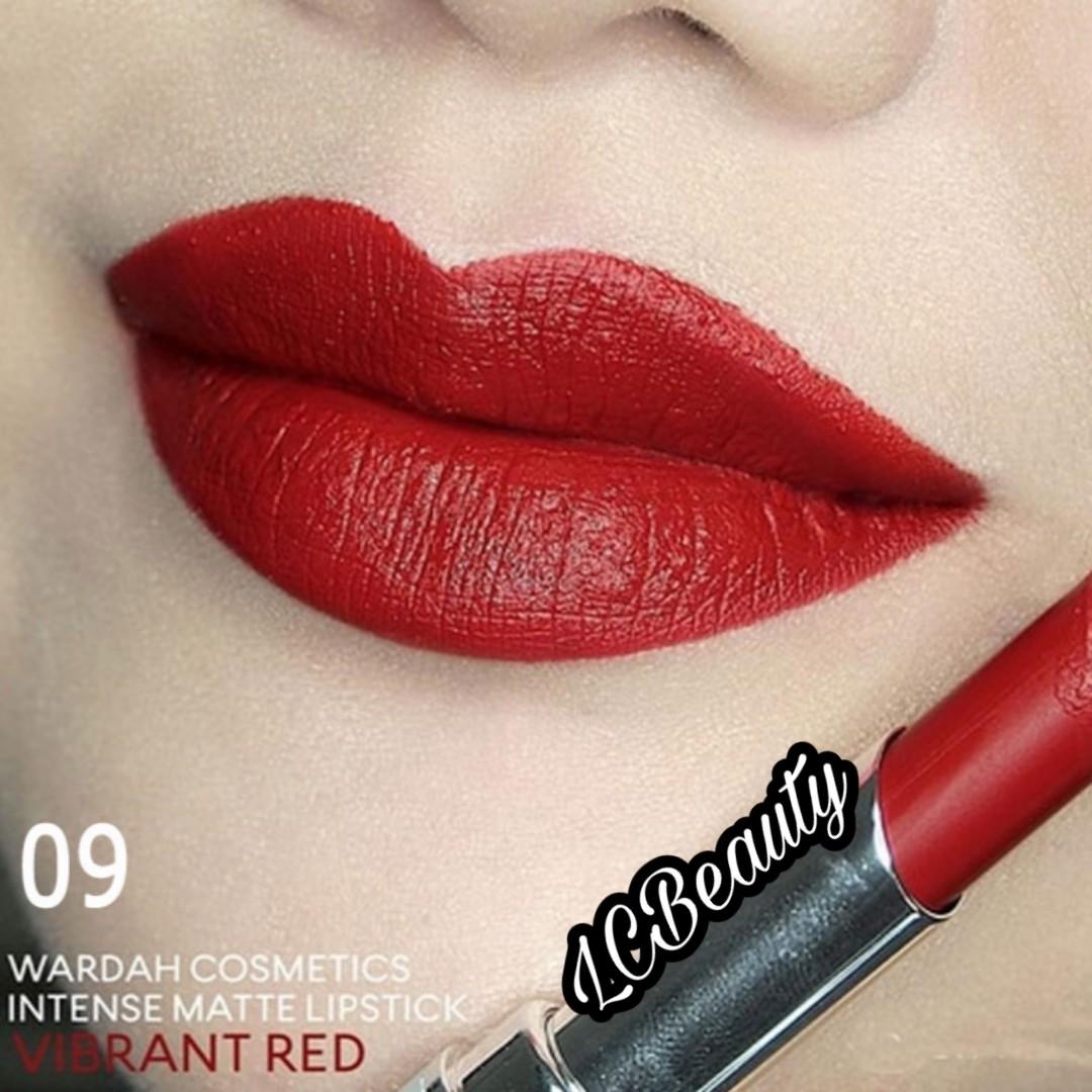 Wardah Intense Matte Lipstick 09 Vibrant Red