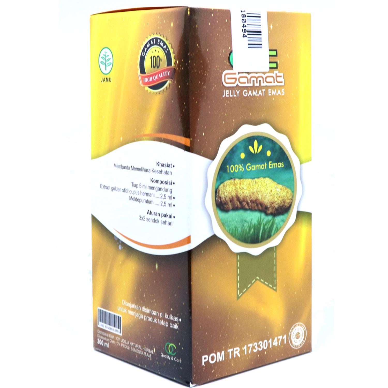 QnC Gamat Jelly Gamat Emas 300ml Original Produk by Jogja Natural Herbal