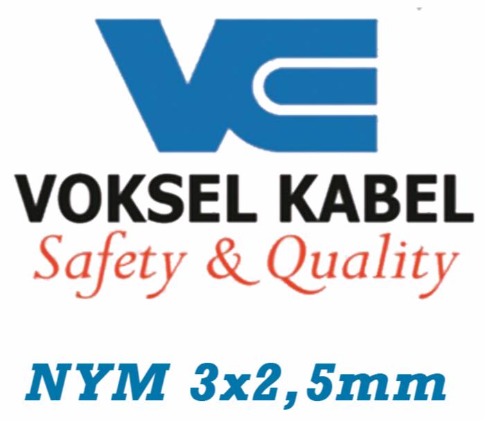 Kabel Listrik Voksel NYM 3x2.5mm 25meter