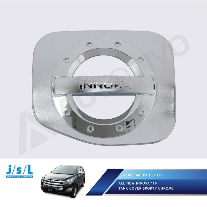 Toyota Innova Cover Tutup Bensin JSL / Tank Cover Sporty Chrome