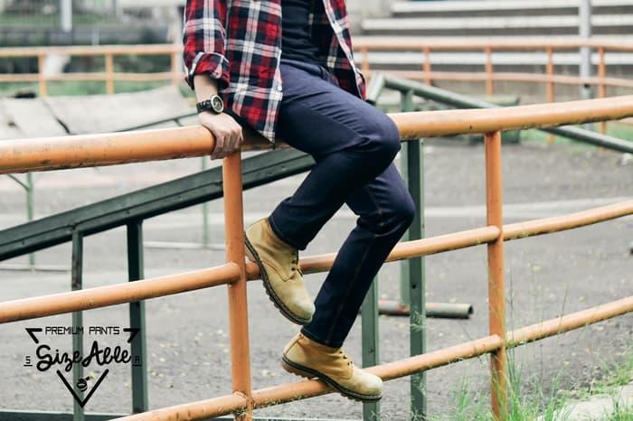 PROMO !! JEANS DRY DENIM BLUE BLACK / CELANA CHINO / JOGGER