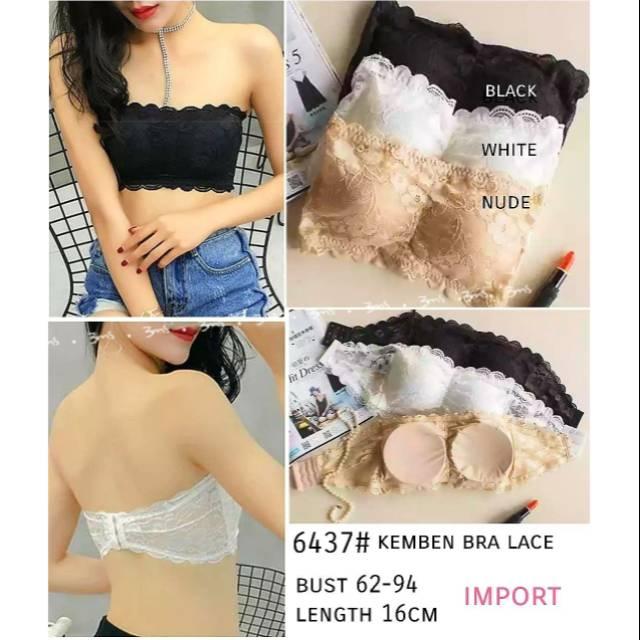 dandelia / 6437 kemben bra lace (nz) / bra / kemben / tanktop wanita / tangtop / brukat / import / atasan wanita / blouse wanita / sexy / fashion wanita