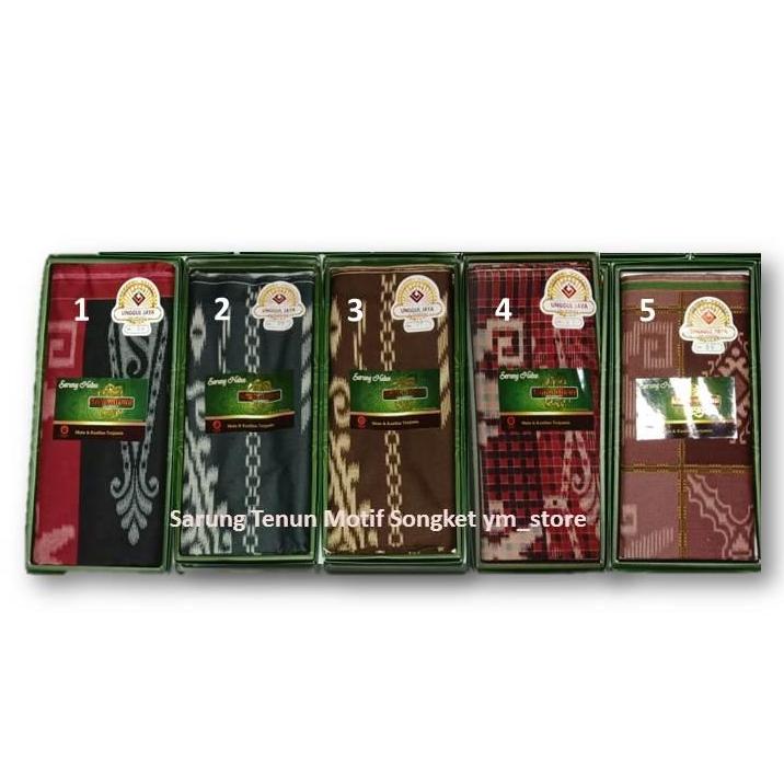 Sarung Tenun/ Sarung Samarinda/ Sarung Ramadhani Motif Songket Best Seller ym_store - Murah