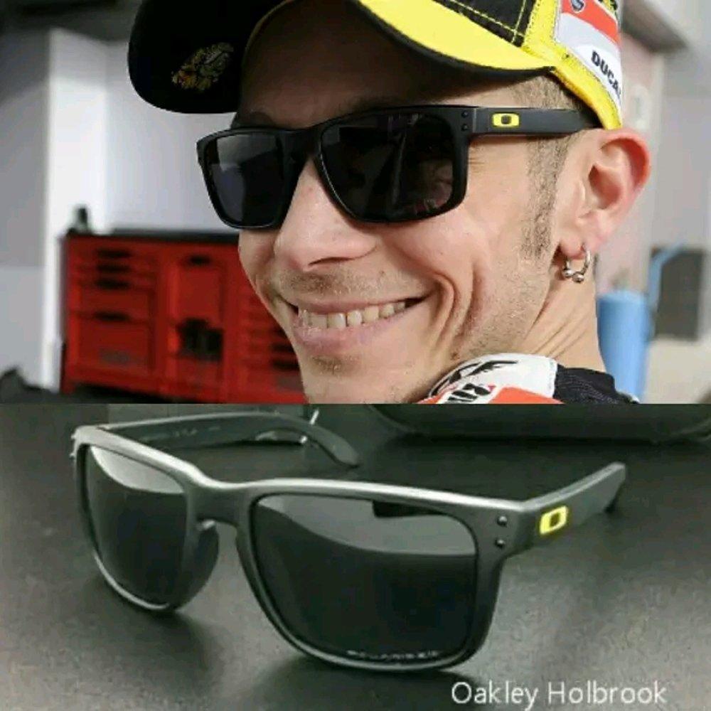 Kacamata Oakley Holbrook vr46 Rossi lensa polarized super premium