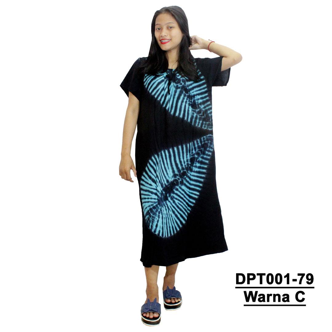 Daster Batik, Daster Lengan Pendek, Baju Tidur, Piyama, Leher Kerut (DPT001-79) Batik Alhadi