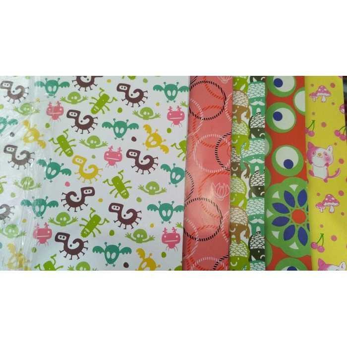 BEST SELLER Kertas Kado / Bungkus Kado Glossy Sinar Dunia isi 50Lembar HARGA TERMURAH