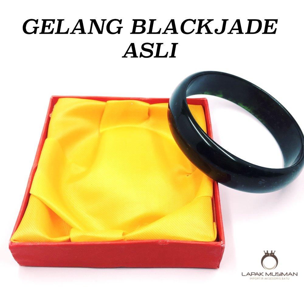GELANG BATU GIOK HITAM ASLI ACEH KUALITAS SUPER
