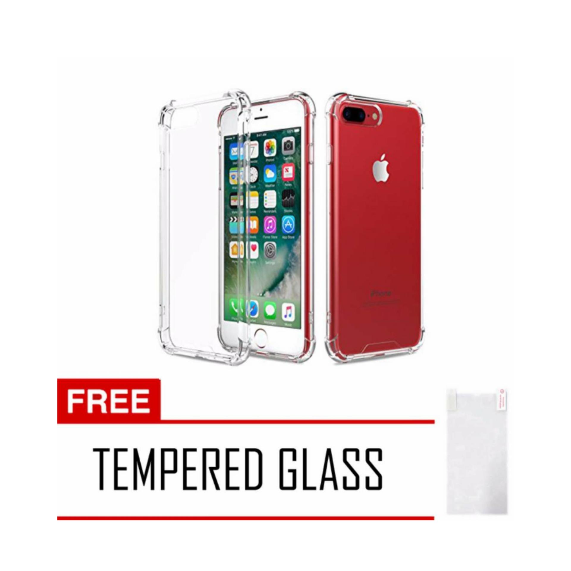 Softcase Anti Crack Anti Shock For Apple iPhone 8 Plus 5.5inch Elegant - Free Tempered Glass
