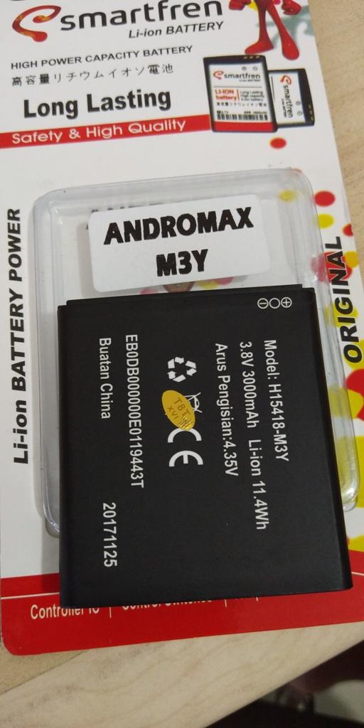 Original Baterai Batre Battery Batery Batere Batrei Batrai Modem Wifi Mifi Andromax Smartfren M3Y M3Z M3S . H15418 . DC003