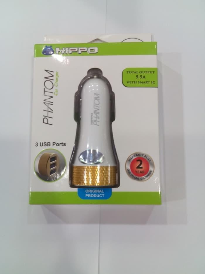 CHARGER MOBIL HIPPO PHANTOM 3USB PORT 5,5A
