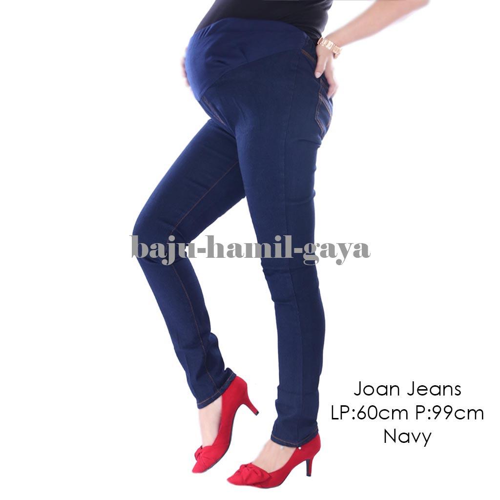 Baju Hamil Gaya Jeans Hamil - JOAN JEANS NAVY - Celana Hamil / Celana Hamil Jeans / Celana Ibu Hamil / Celana Hamil Kerja / Celana Panjang Hamil / Celana Jeans Hamil / Baju Hamil Harga Murah / Baju Hamil Modis / Baju Hamil Modern / Fashion Wanita Laris