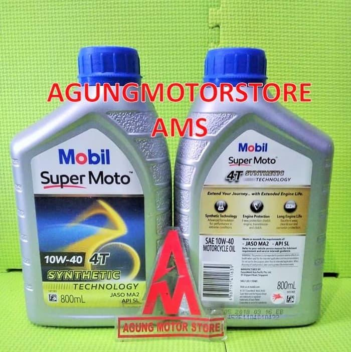 Oli Mesin Motor 4T MOBIL Super Moto 10W-40 10W40 800 ML