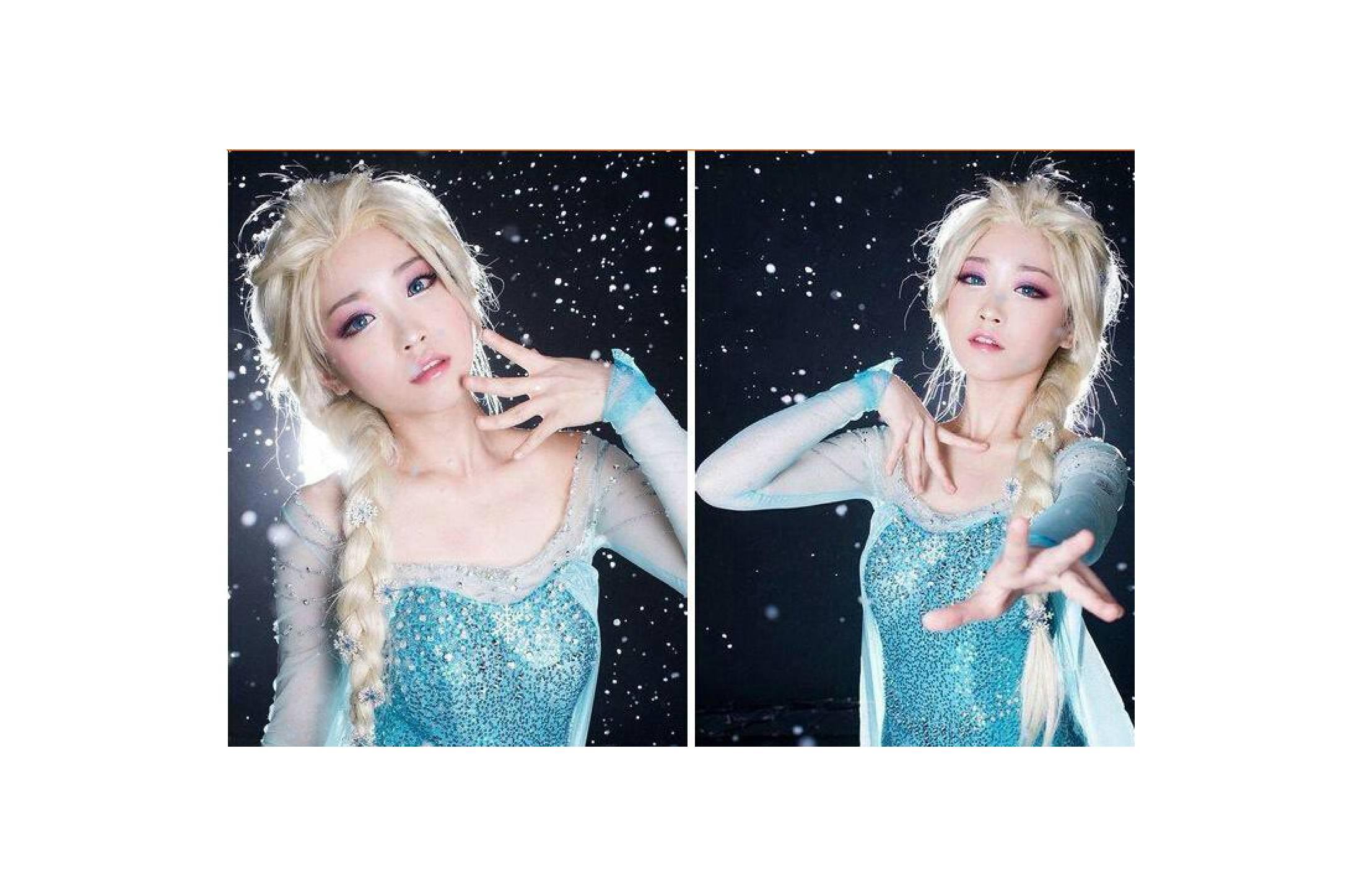 wig elsa dewasa