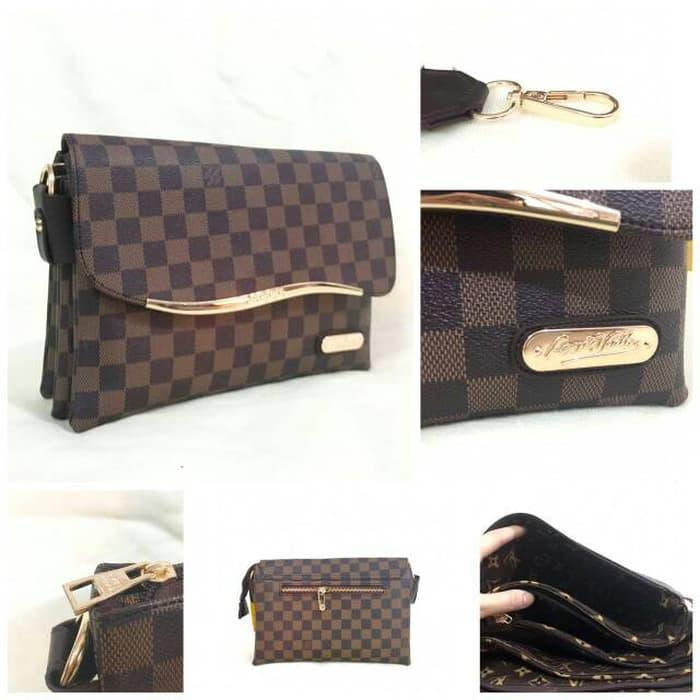 ORIGINAL!!! TAS LV SELEMPANG TAS BRANDED WANITA 3RUANG LOUIS VUITTON - Wbx5og