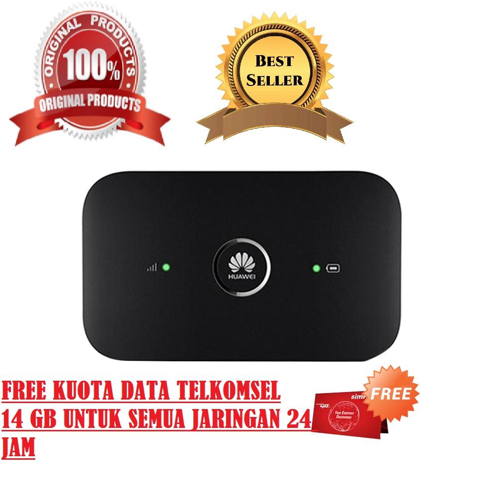 Huawei E5573 Free 14GB Kuota Telkomsel Mifi 4G Lte 150Mbps Bisa Semua Operator Gsm
