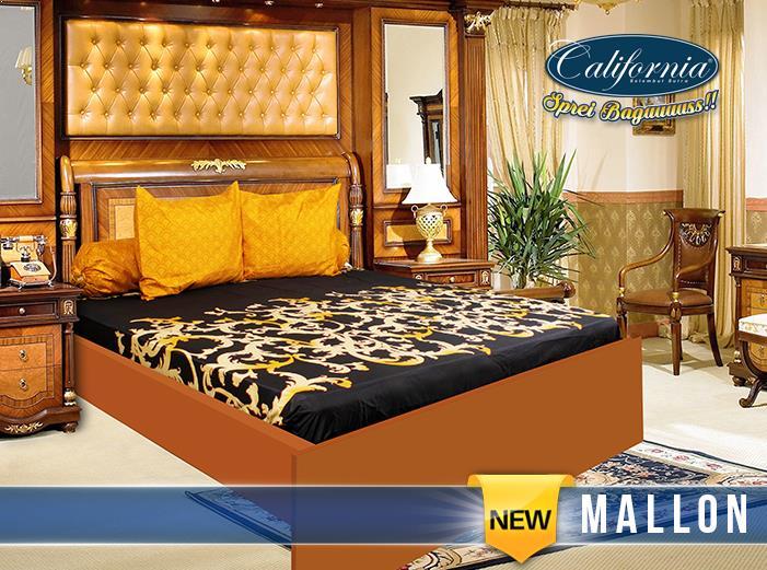 Sprei CALIFORNIA Motif MALLON 180 x 200 cm King Size batik