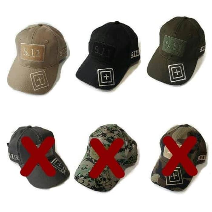 Topi 511 Army Import - Banyak Warna - Topi Polisi - TNI - Airsoft