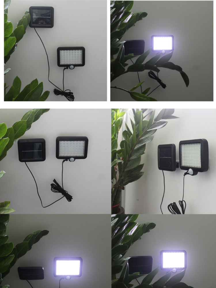 56 Led Solar Power Motion Sensor Waterproof Outdoor Garden 56 Led Solar Power Motion Sensor