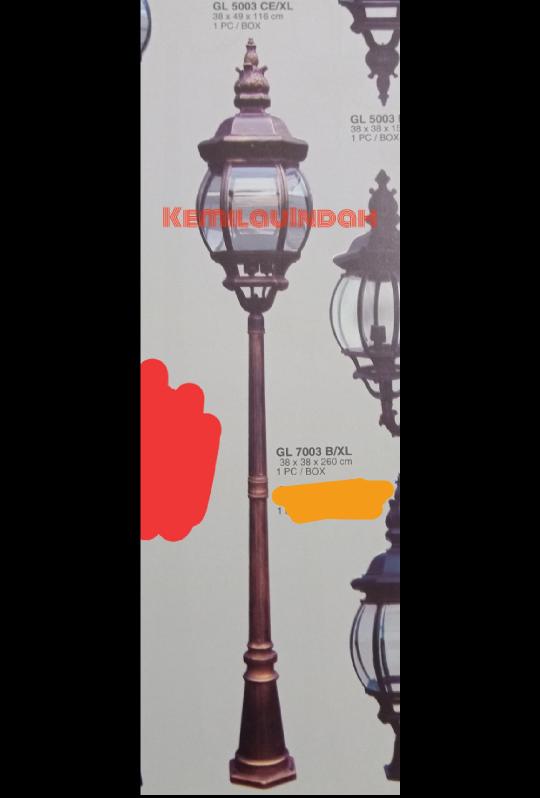LAMPU TAMAN OUTDOOR 7003 B/XL lampu gantung lampu gantung led lampu gantung ruang tamu lampu gantung minimalis lampu gantung kristal lampu hias lampu café lampuhiasgantungruangtamu lampu tumblr lampu hias