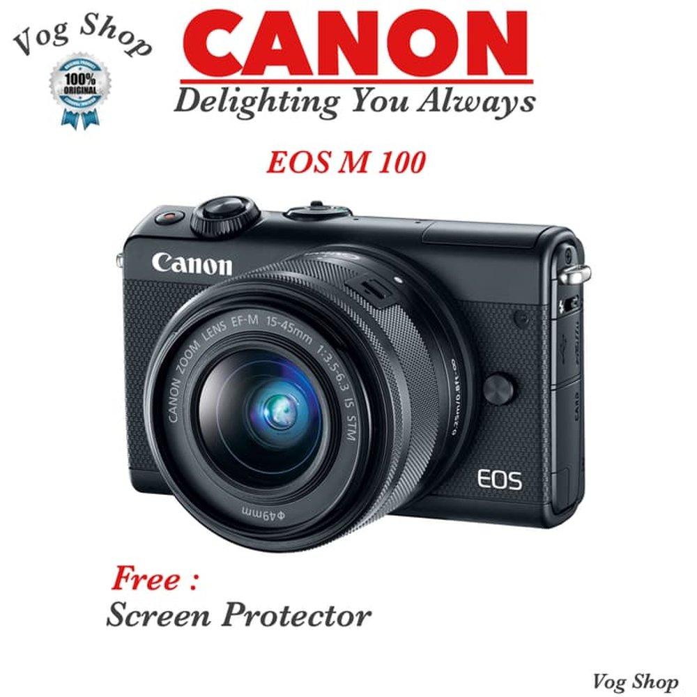 Kamera Canon Mirrorless EOS M100 KIT 15-45 IS STM